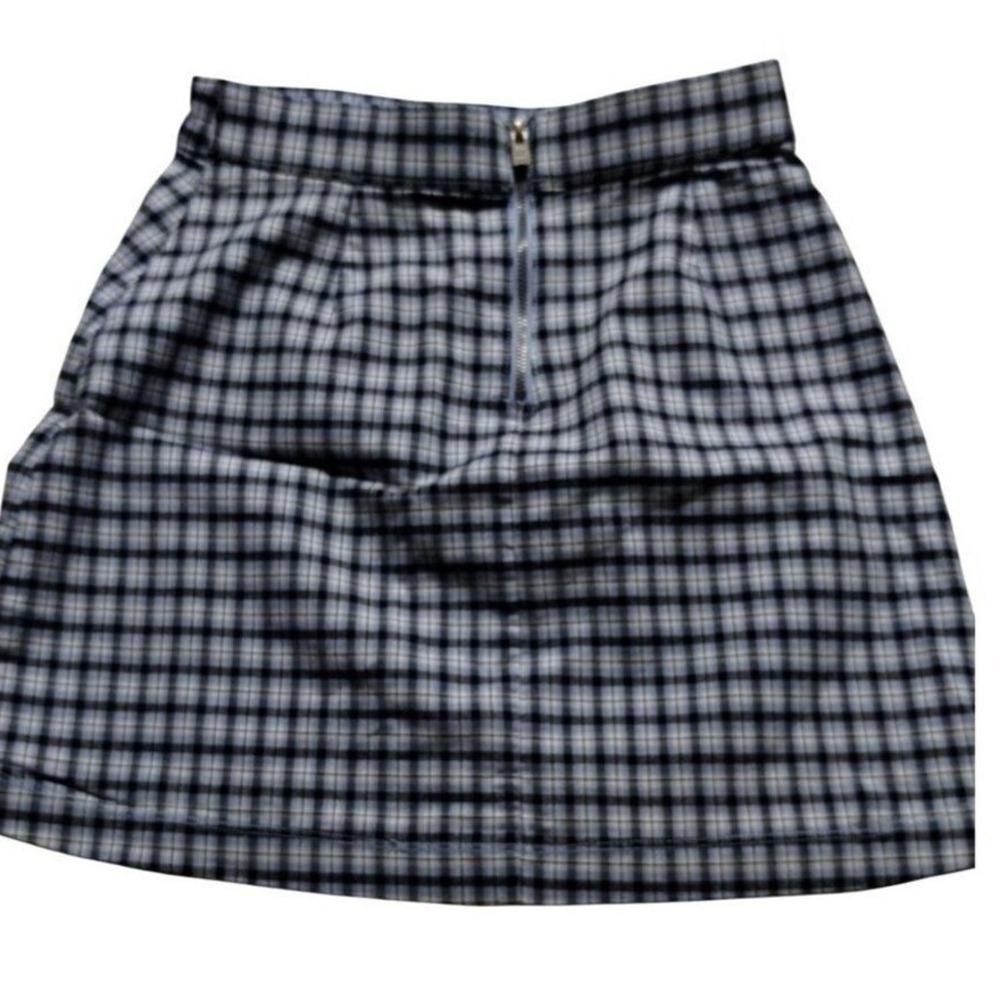 Hollister Plaid Mini Skirt Ultra High-Rise Advanced Stretch‎ XS School Acadamia
